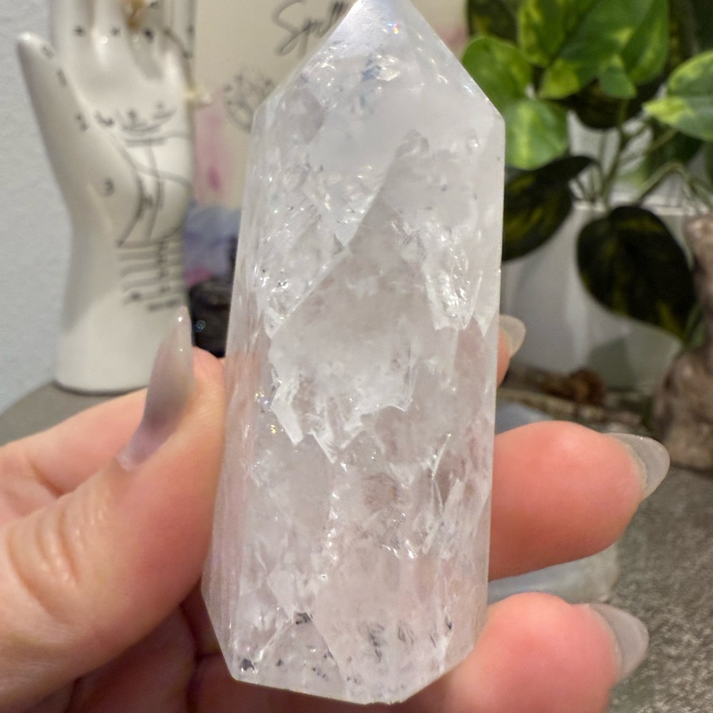 Crystal  clear quartz tower